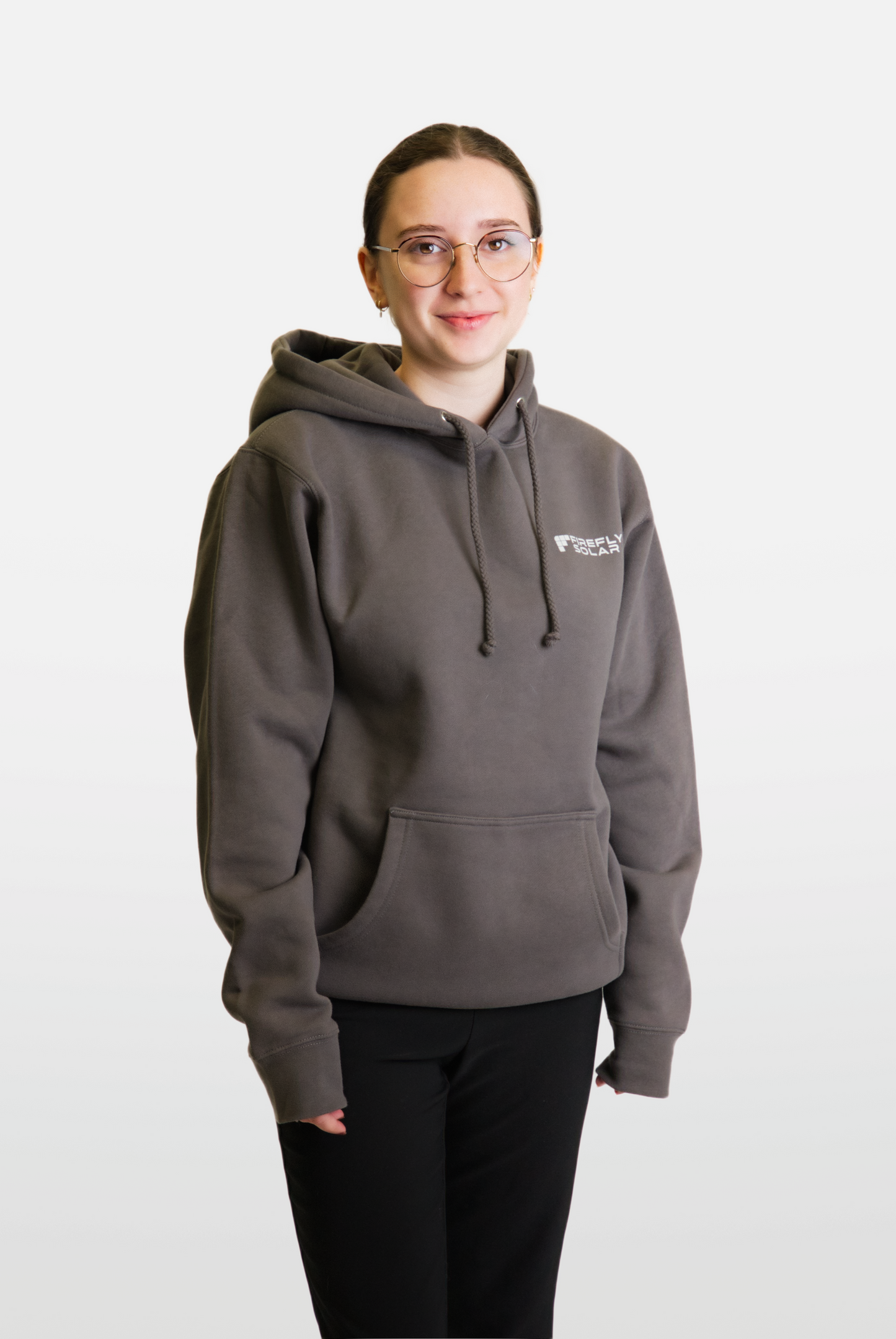 Box Pullover Hoodie Dark grey