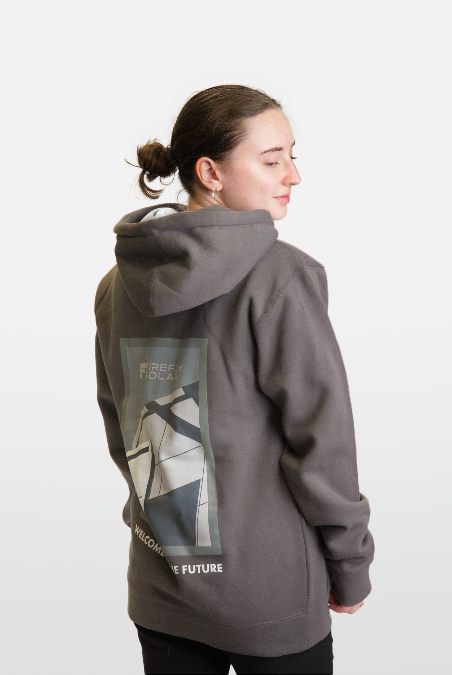 Box Pullover Hoodie Dark grey