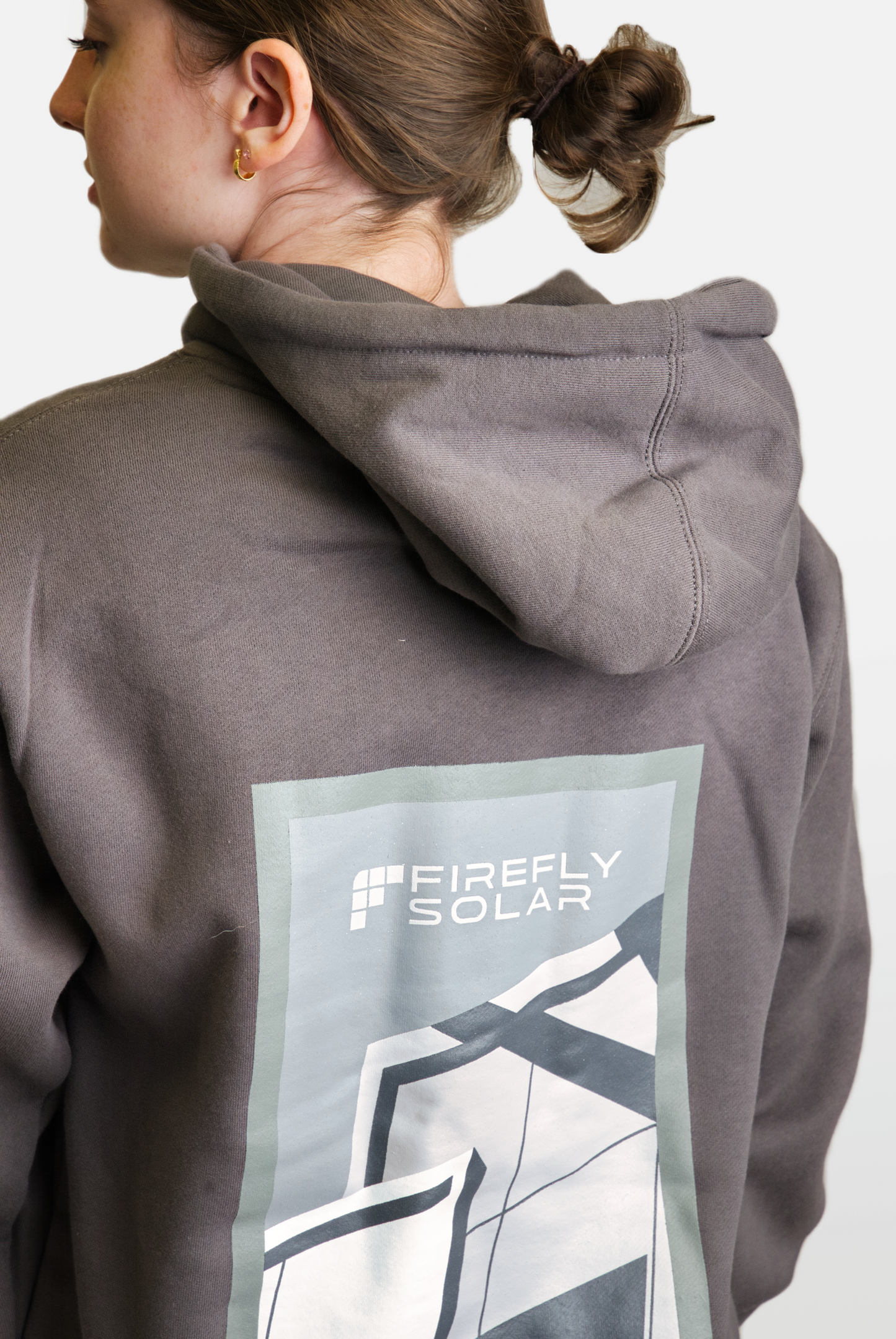 Box Pullover Hoodie Dark grey