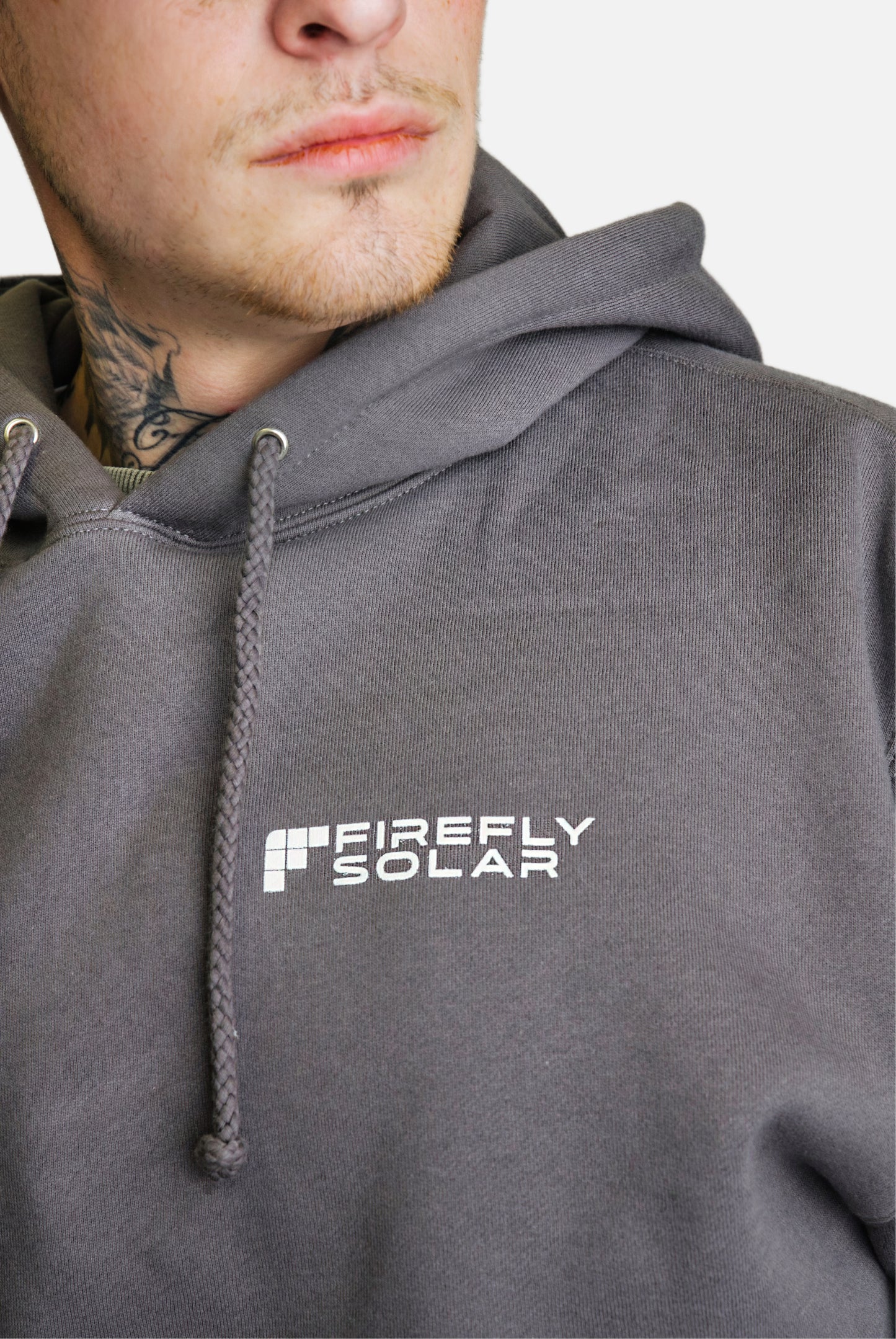 Box Pullover Hoodie Dark grey