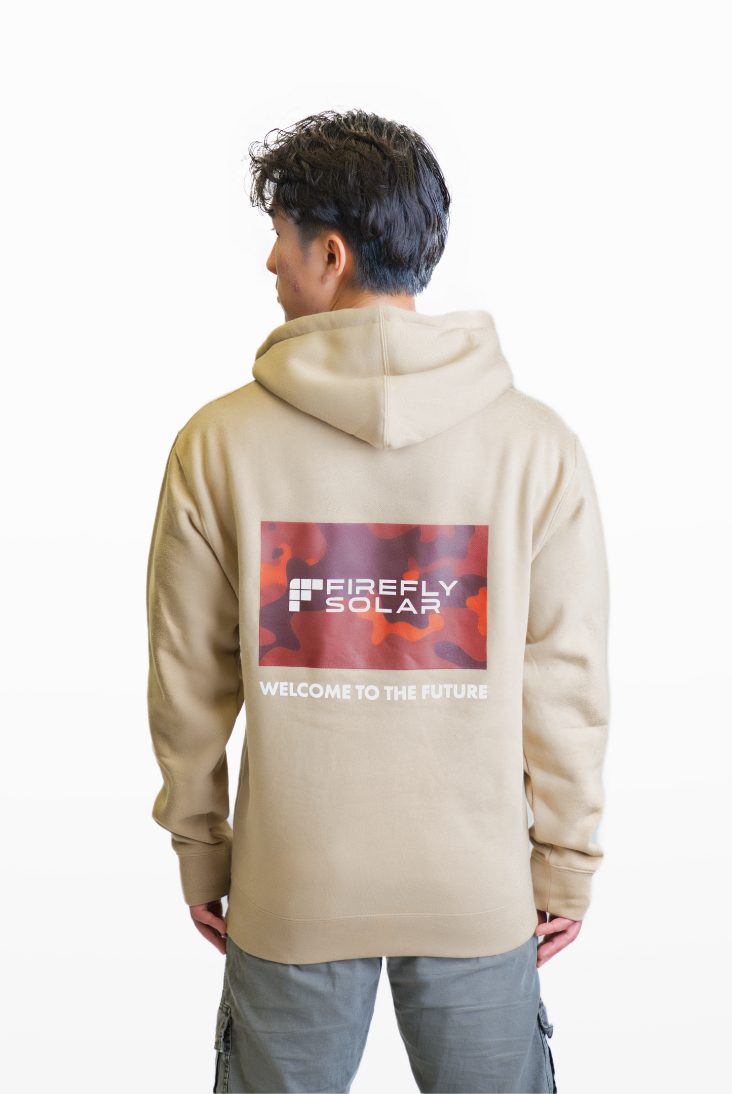 Box Pullover Hoodie Sandstone