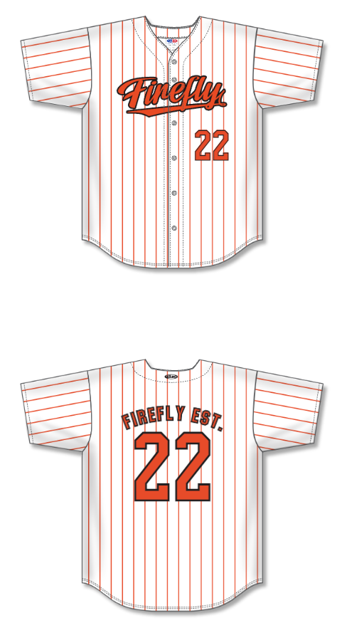 Firefly Baseball Jersey - White